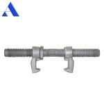 Forged Steel 260mm 380mm Lashing Twist Locks Double Clamp ISO Shipping Container