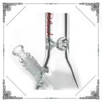9MM Thick Sheldon Black Glass Beaker Bong 12'' Glass Cool Hookah Pipes
