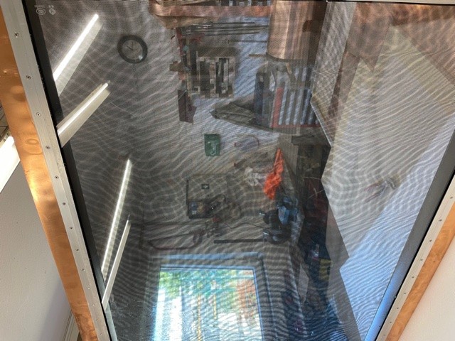 2 Glasses Rf Shielded Windows For Mri Shielding Brass Mesh Inside