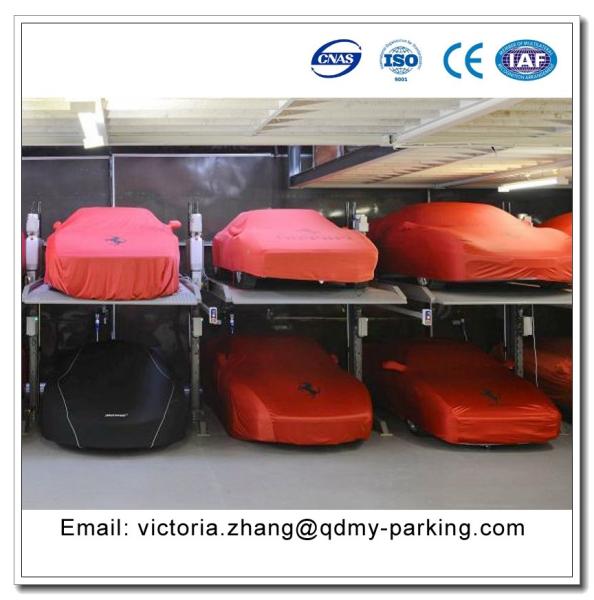 Shared Posts Cantilever Car Parking Lift Underground Basement Car Lifts for Home