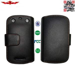 China 100% Qualify PU Flip Wallet Leather Cover Cases For Blackberry 9360 factory