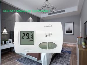 China White Color Household Non Programmable Thermostat For Heating And Cooling factory