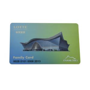 China Plastic RFID Smart Card CMYK Off Set Printing Tamper Resistant ISO Standard factory