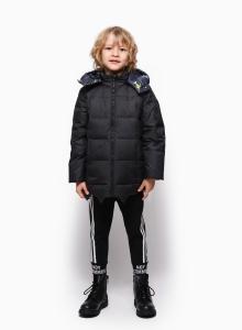 China Clothes Shop Design Hooded Fashion Boys Winter Clothing Real Crane Eider Duck Down Jacket factory