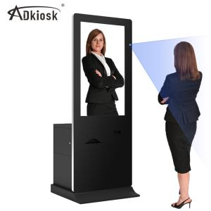 China 604mm LCD Touch Screen Kiosk Interactive Selfie Photo Booth 49Inch factory