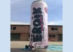 6m High Giant Energy Drink Inflatable Can With Full Printing For Outdoor