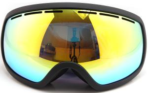 China Ladies Adult Ski Goggles For Glasses Wearers TPU Frameless Flexible Customized Color factory