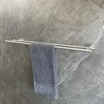 SUS304 Stainless Steel Towel Rod Rustproof Wall Mounted Bathroom Towel Rack