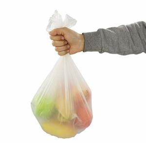 China Watertight Biodegradable Vegetable Bags , Fruit Plastic Bag No Pollution factory