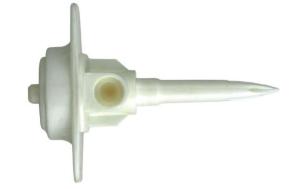 China Custom Size Medical Plastic Parts , White Plastic Mouldings For Medical Drip Device factory