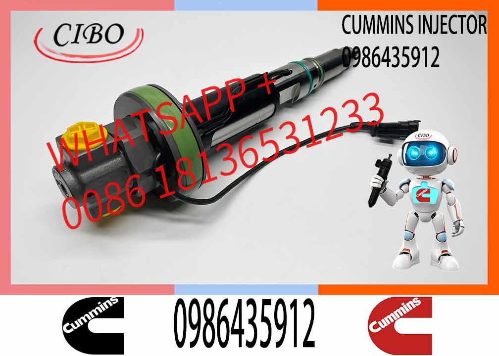 NINE Brand Hot Sales Common Rail Fuel Injector 0986435912 Diesel Injector 0 986 435 912