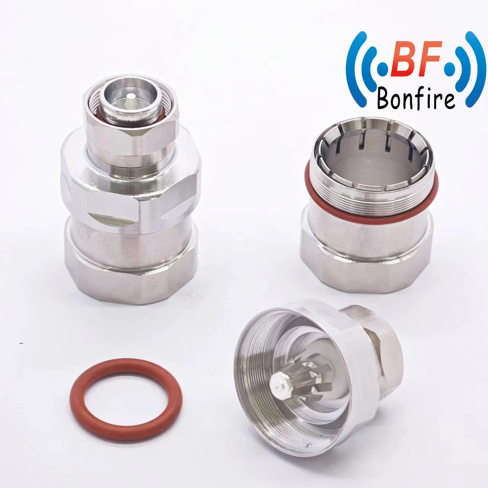 4.3-10 Male RF Coaxial Connector for 7/8&quot; Flexible Cable Jummper Cable