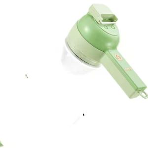 China Handheld electric vegetable cutter with 3pcs PEVA freezer bag and 1pc cleaning cloth factory