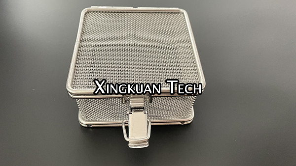 China Stainless Steel Precision Disinfection Box Dental Instruments Storage factory