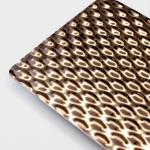 Stamped Stainless Steel Water Ripple Sheet Colored Stainless Steel Decorative