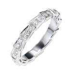 Serpenti Viper 18K Gold Diamond Rings 3.5g 18K Rose Gold Wedding Band