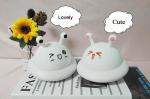 Rechargeable Cute Night Lamps LED Animal Night Light Colorful Silicone Night