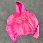 Custom 500 Gsm Heavyweight Distressed Hoodie Zip Up for Men/Unisex in Autumn