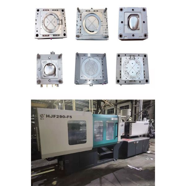 Professional 160.8 Injection Pressure US Plastic Injection Molder with 490 Mold