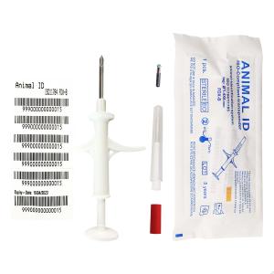 China 1.4*8mm White Iso Standard Microchip For Dogs / Cat factory