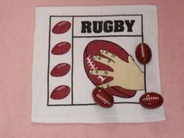 China Rugby Shaped Compressed Towel as YT-613 factory