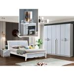 Solid Wood MDF 5pcs Nordic Bedroom Furniture Set Cabrini
