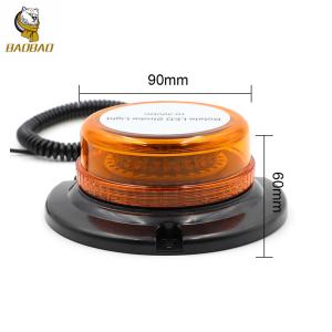 China Plastic 15W Yellow Flash Rotating Luces Light LED Lamp For Truck Car Vans Bus factory