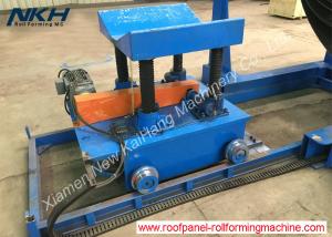 China Heavy Gauge 8 Tons Hydraulic Decoiler For Highway Guard Rail Roll Forming Machine factory