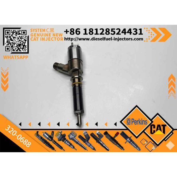 Excavator Accessories Fuel Injector 2645A747 10R-7939 320-0688 for Caterpillar 320d for Perkins C6.6 Diesel Engine Spare Parts Construction Machinery