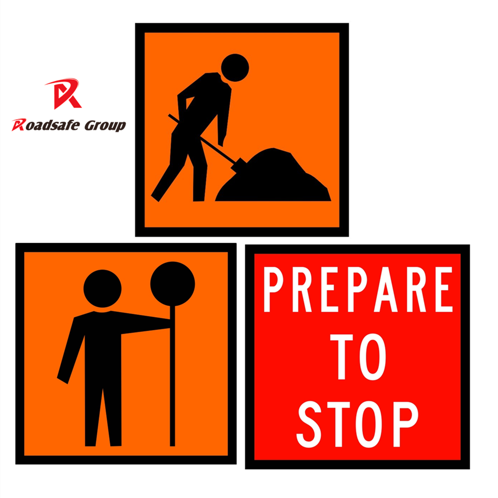 China Australian Standard Class 1 Reflectivity Traffic Sign PVC Controller Corflute with 600mm Road Safety Signs on sale