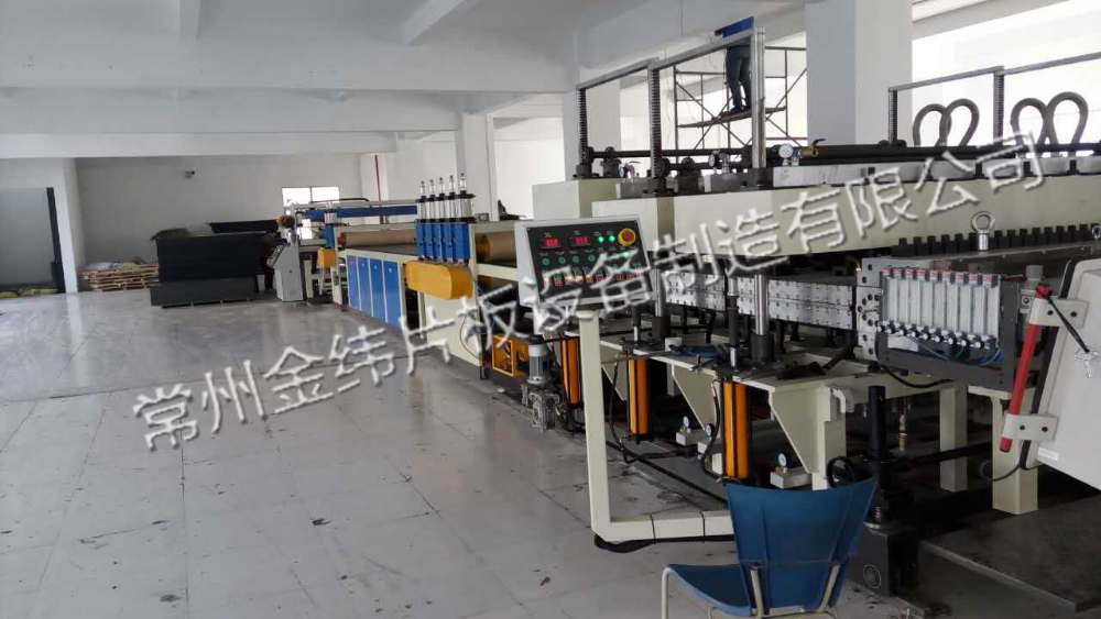 Jwell Transparent PC, PP, PE Plastic Hollow Sheet Board Extrusion Line