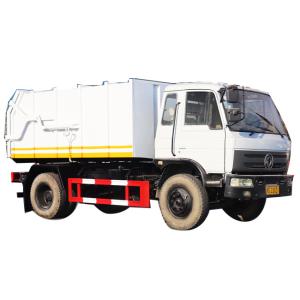China 6CBM 4x2 Dongfeng Compressed Garbage Truck Manual Transmission Compactor Trash Truck on sale
