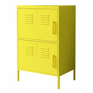 China High Stand Leg Two Doors Vertical Steel Half Height Locker Cabinet For Home factory
