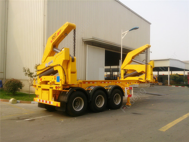 40 Foot Container Side Lifter Crane Truck Trailer Heavy Load Capacity