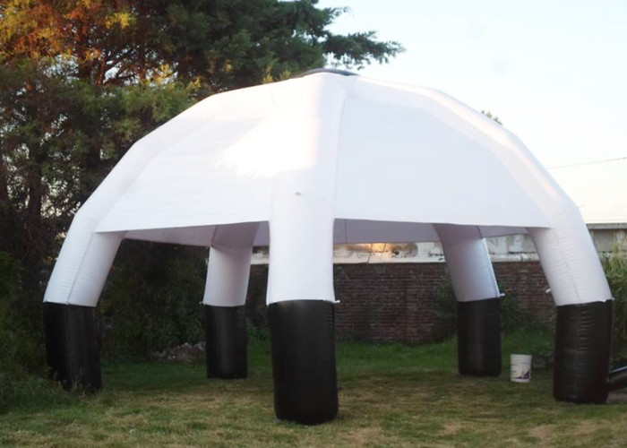 Large Pvc Car Shelter Inflatable Spider Tent Booth Tent Customized 4 Legs