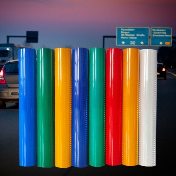 Eco Solvent Free Acrylic Printable HIP Retroreflective Reflective Sticker Vinyl