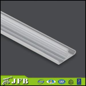 China simple designs kitchen cabinet chrome door handle cover window metal aluminum handle factory