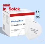 4 Ply Activated KN95 Face Mask With Adjustable Nose Clip 13x15x0.5 Cm