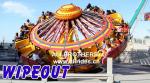Wipeout Carnival Ride Automatic Up Down Turn Around!! Theme Park Hully Gully
