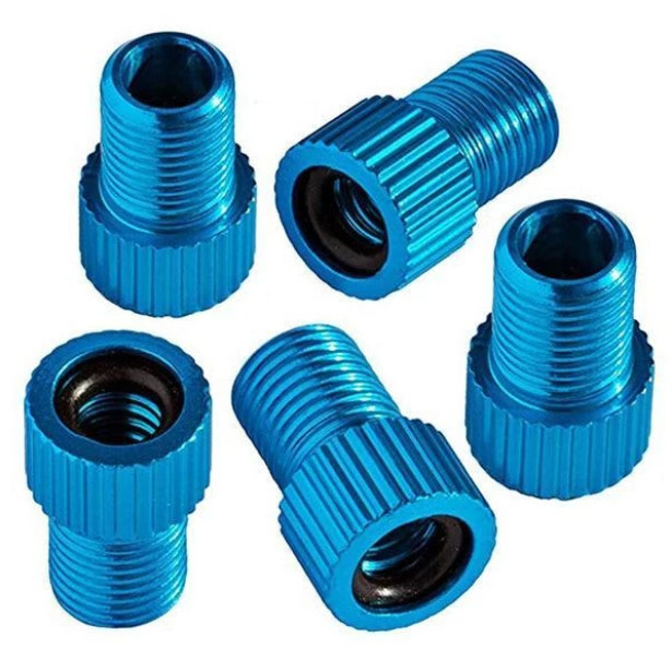 Aluminum Alloy CNC Turning Parts Valve Adapter Bicycle Road Racing Bike Inner Tube