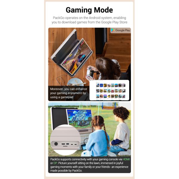 ELC PackGo Smart Tv Briefcase Android 12 27 Inch Adjustable Portable Tablet Samrt Tv