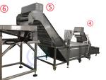 Stable 380V Seafood Processing Plant , Multipurpose Shrimp Deheading Line