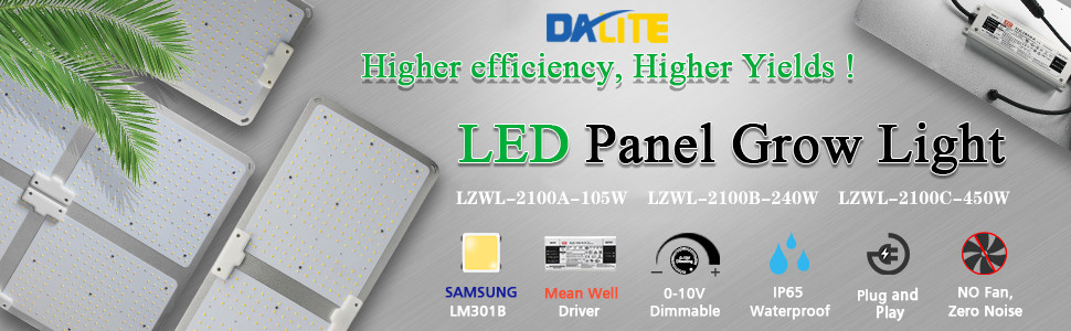 Sunlike Full Spectrum 240w Led Panel Grow Light For Hydroponic Indoor