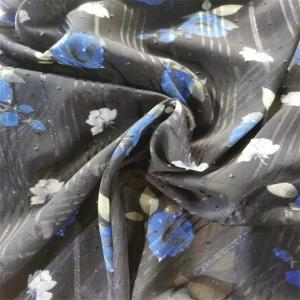 China Silver Yarn Sublimation Printed Fabric 75dx75d Digital Printed 120gsm Polyester Fabric factory