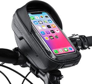 China Bike Phone Mount Bag Bike Front Frame Handlebar Bag Waterproof Bike Phone Holder Case Bicycle Accessories Pouch factory