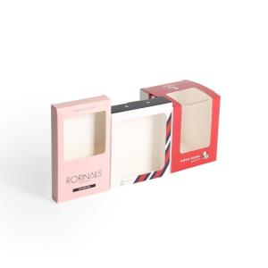 China Transparent Window Paper Food Box Packaging Eco Conscious Folding Paperboard Boxes factory