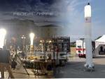 4m 15ft Portable Inflatable Light Tower Working On Generator