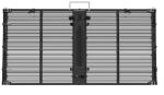 Outdoor 1000x500mm Rental Transparent LED Display With High transparent rate and