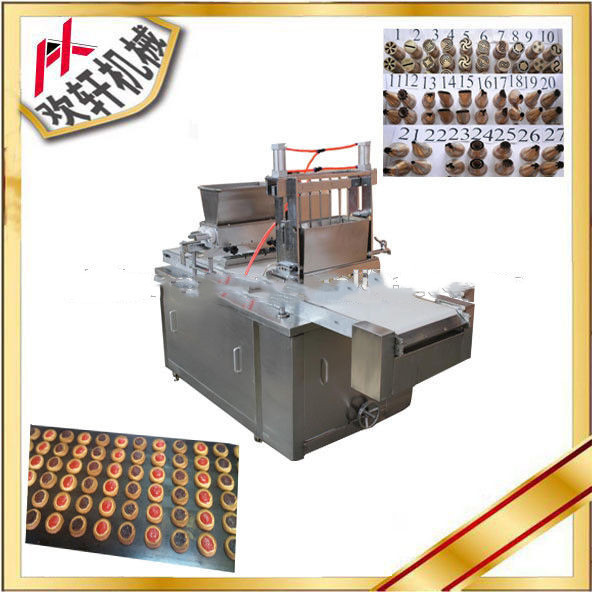 China Multipurpose Cookie Depositor Machine With Automatic Filling Jam Function factory