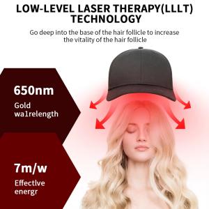 China New Arrival Near Infrared Hair Regrowth Pain Relief Light 660 850 Red Light Led Therapy Cap Red Light Led Therapy Hat factory